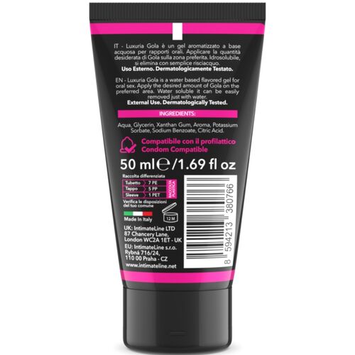 Gel sexuel oral saveur cerise 50 ml